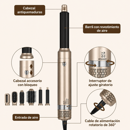 Secador de pelo 5 en 1